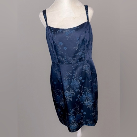Nanette Lepore Dresses & Skirts - Nanette Lepore petit mini dress in midnight floral blue size 12.